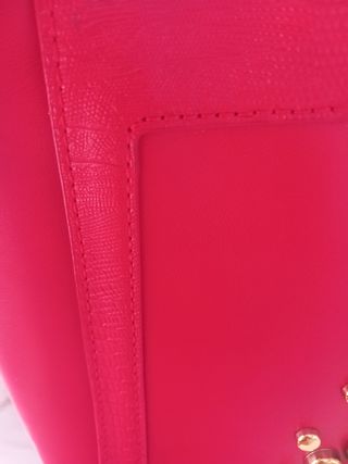 Bolso Love Moschino Rojo y Dorado