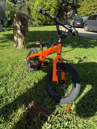 Bicicleta infantil Monty 102 naranja