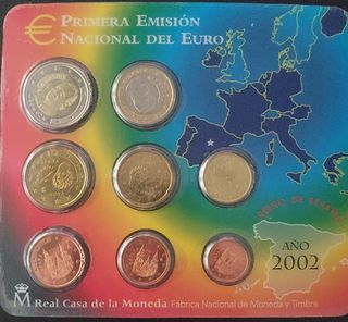 Cartera Euro 2002 Blister Primera Emisión
