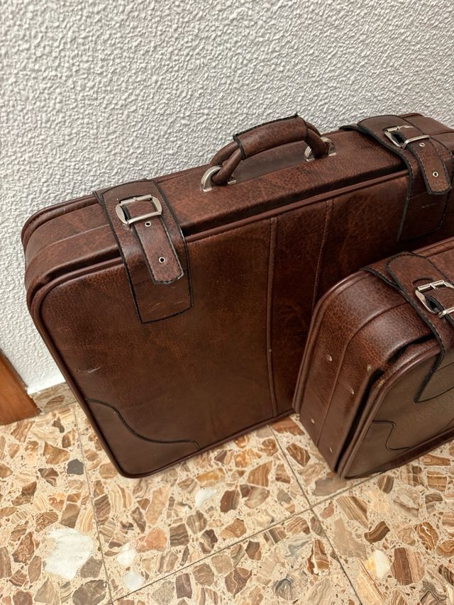 juego de 2 Maletas vintage
