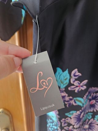 Vestido kimono estampado floral espalda descubiert
