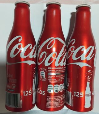 Botellas Coca-Cola 125 Aniversario