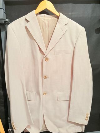 Chaqueta elegante caballero beige
