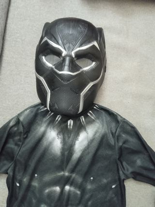 Disfraz Black Panther Talla S, niño

