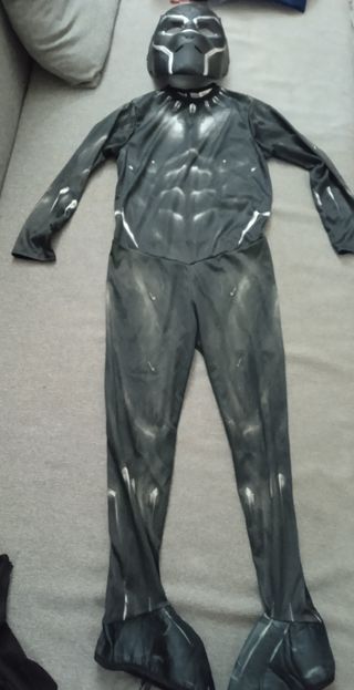 Disfraz Black Panther Talla S, niño

