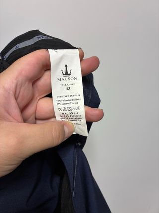 Traje azul marino MACSON