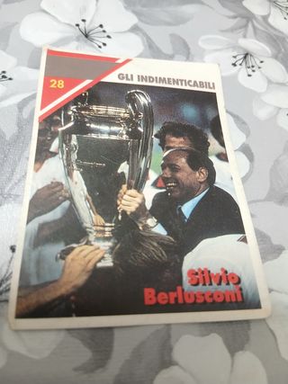 Figurina Gli Indimenticabili Silvio Berlusconi