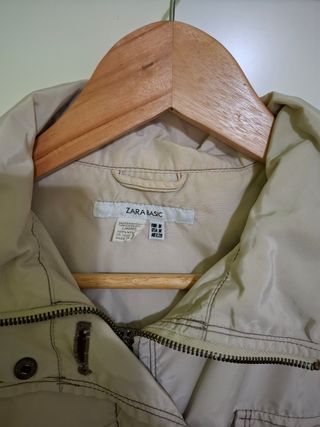 Cortavientos Zara Beige Talla M