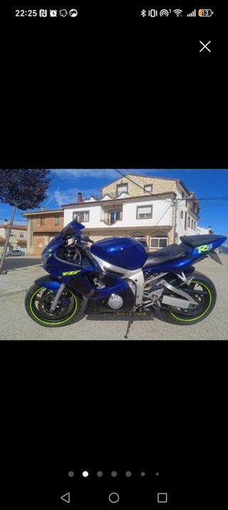 Yamaha YZF R6 Azul