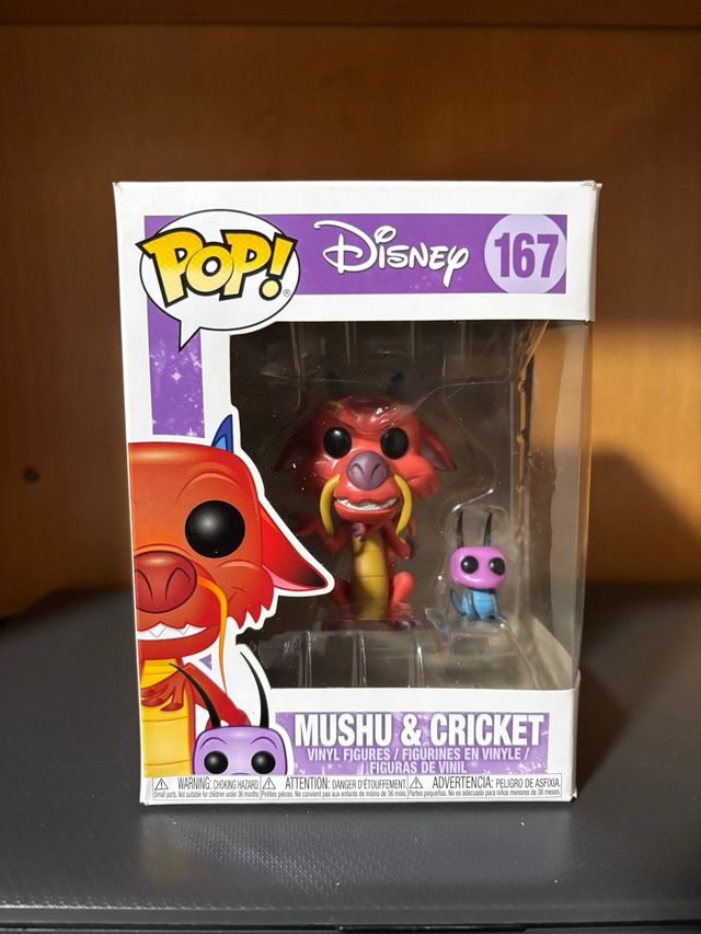 Funko Pop! Mulan Mushu & Cricket 167 Disney