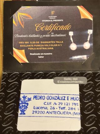 Pendientes de novia 