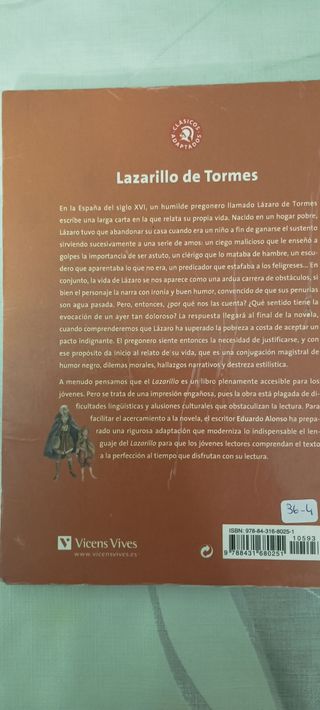 El Lazarillo De Tormes N/c (clasicos Adaptados)...