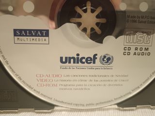 CD-ROM Christmas Multimedia Unicef 50 Aniversario