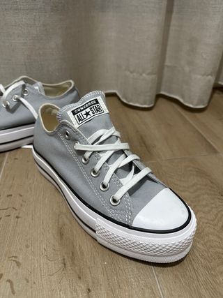 Converse grises altas