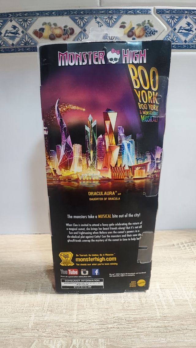 Monster High Draculaura Boo York Versión USA