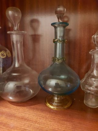 Botellas antiguas de vidrio