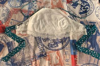 Conjunto Shein Top Encaje y Falda Estampada