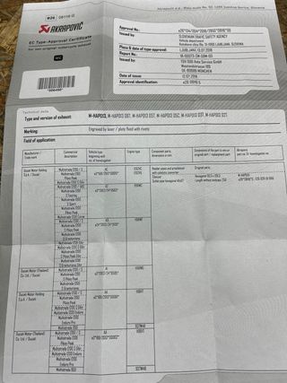 Escape Akrapovic Ducati Multistrada 16-20