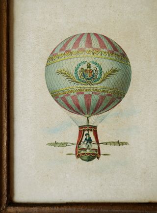 Cuadro GLOBO AEROSTÁTICO Lunardi S. XVIII