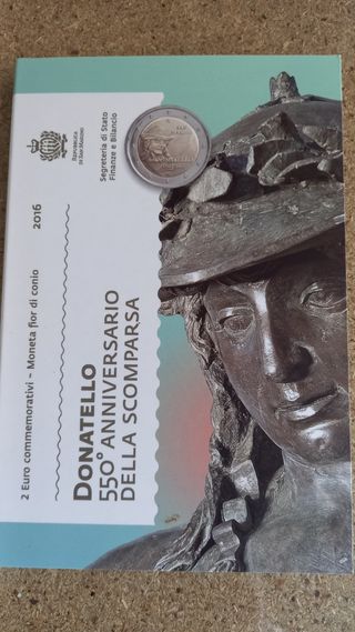San Marino 2€ Conmemorativa,  cartera oficial 