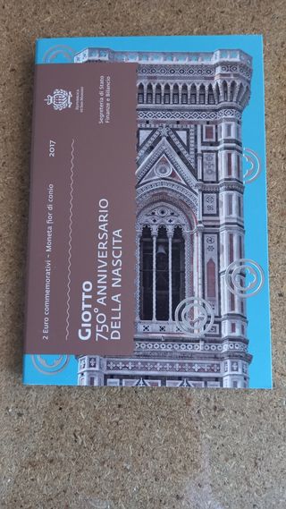 San Marino 2€ Conmemorativa,  cartera oficial 