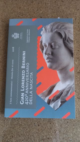 San Marino 2€ Conmemorativa,  cartera oficial 