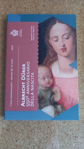 San Marino 2€ Conmemorativa,  cartera oficial 