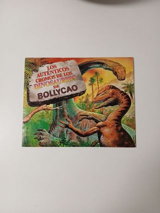 Album Cromos Dinosaurios Bollycao
