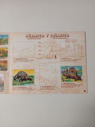 Album Cromos Dinosaurios Bollycao