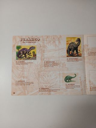 Album Cromos Dinosaurios Bollycao
