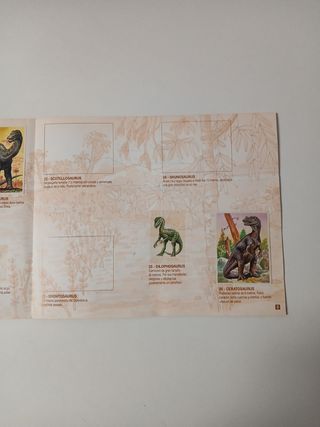 Album Cromos Dinosaurios Bollycao