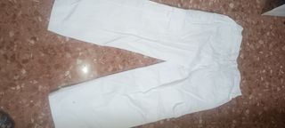 Pantalón de pintor blanco
