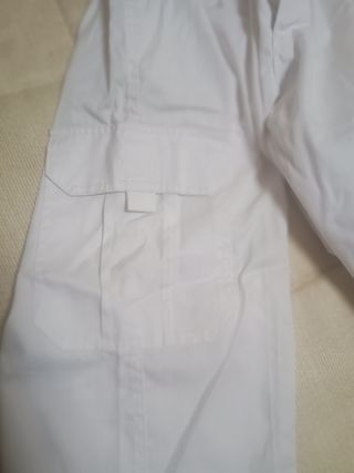 Pantalón de pintor blanco