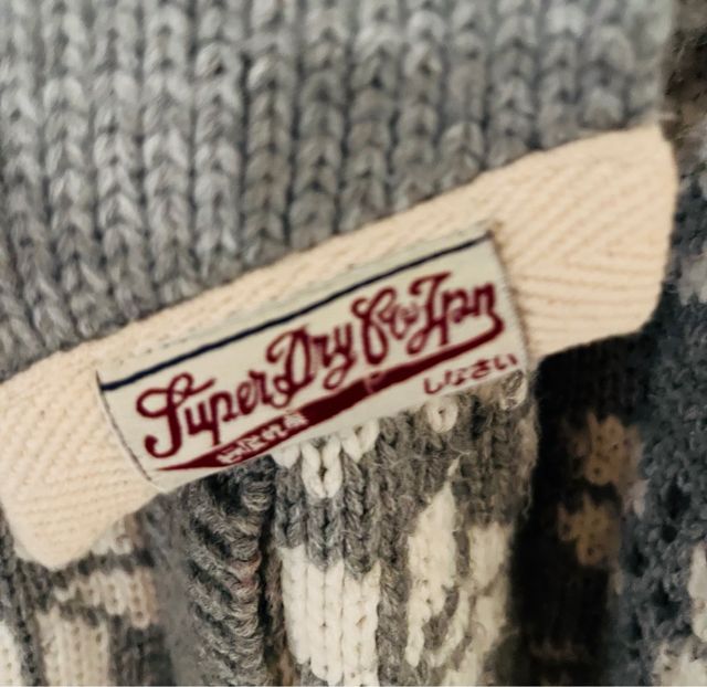 SUPERDRY Cárdigan impermeable para montaña