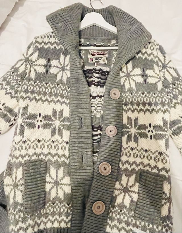 SUPERDRY Cárdigan impermeable para montaña