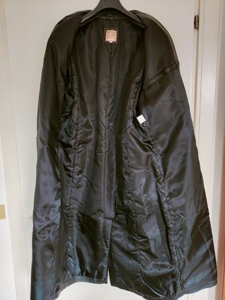 Cappotto in pelle Conbipel nero