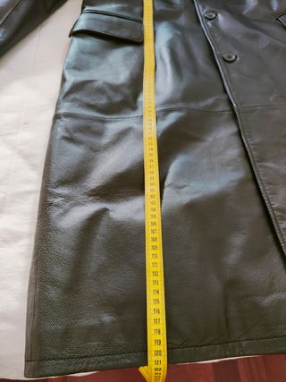 Cappotto in pelle Conbipel nero