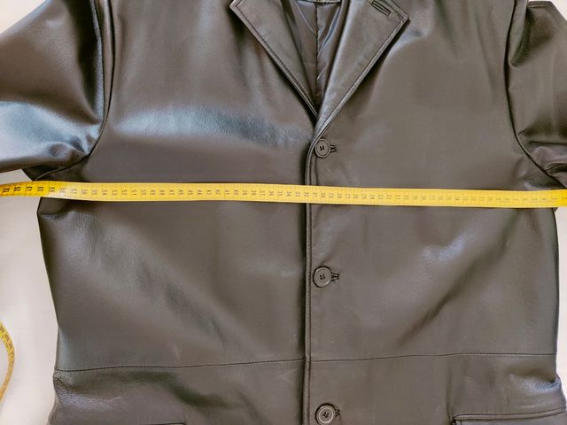 Cappotto in pelle Conbipel nero