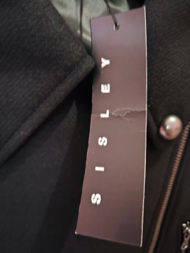 Abrigo Sisley Negro Mujer