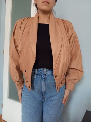 Chaqueta vintage beige