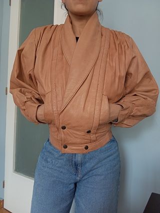 Chaqueta vintage beige