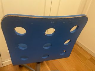 Silla escritorio Ikea azul