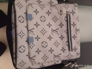 Bandolera Louis Vuitton Beige/Gris