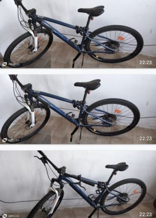 Bicicleta Rockrider Decathlon Azul