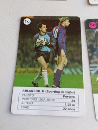 Cromo Liga 85/86
