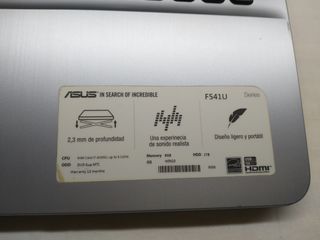 Despiece Portátil Asus F541U