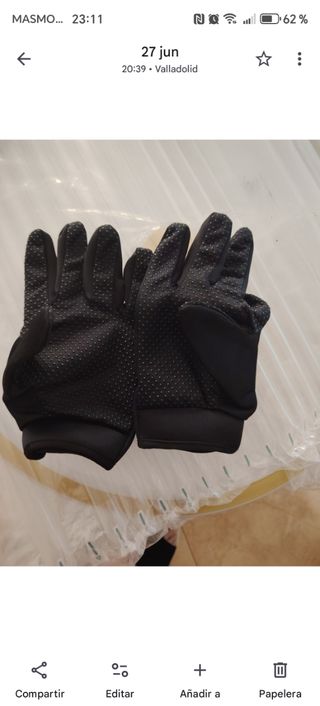 Guantes de moto negros