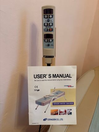 Camilla de automasaje eléctrica CERAGEM Máster.