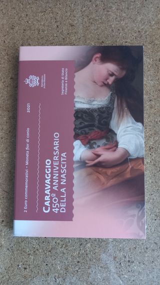 San Marino 2€ Conmemorativa,  cartera oficial 