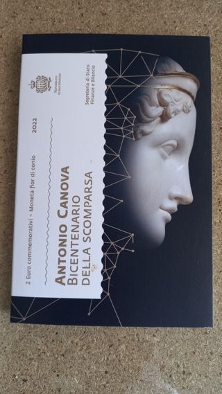 San Marino 2€ Conmemorativa,  cartera oficial 